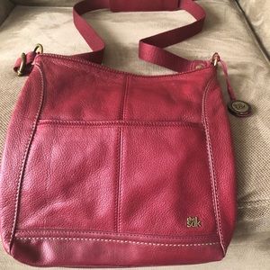 Red Crossbody purse.